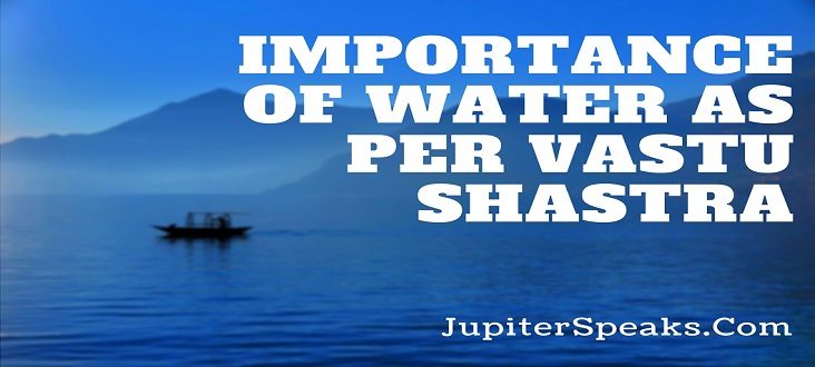 water in vastu