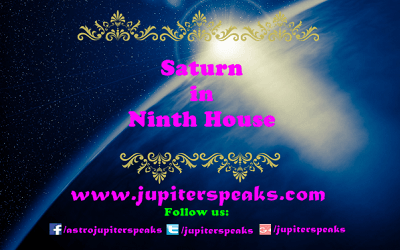 saturn in the ninth houses vedic astrology