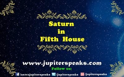 saturn in 5th house