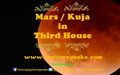 Mars in 3rd House