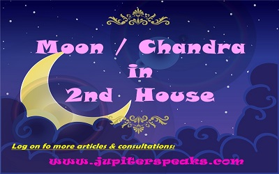 Is Moon in 2nd house good?