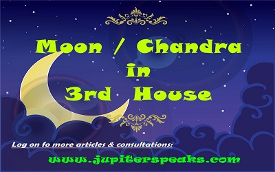 Moon in 3rd House : Meaning, Impact And Remedies