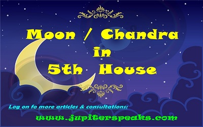 moon in the 5th house vedic astrology