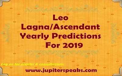 Leo ascendant horoscope 2019