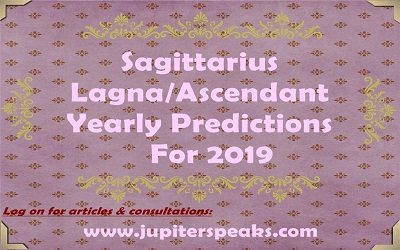 Sagittarius lagna horoscope 2019