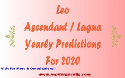 Leo Ascendant 2020