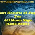 Transit Jupiter 2020 in Capricorn