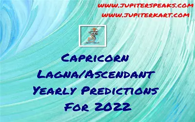 Capricorn Ascendant 2022